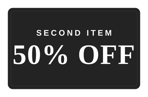 2nd 50% OFF
